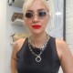 SILVER BROWN SUNGLASSES SILVER BROWN SUNGLASSES