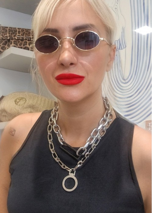 SILVER BROWN SUNGLASSES SILVER BROWN SUNGLASSES