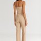 THE SCOOP JUMPSUIT BEIGE THE SCOOP JUMPSUIT BEIGE