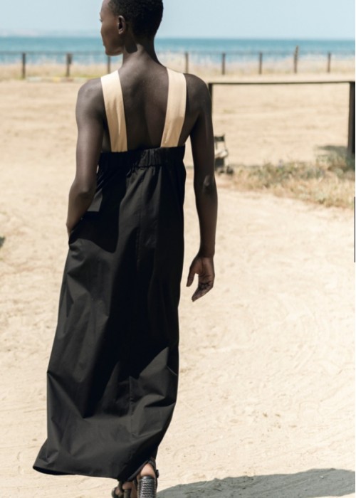POPLINE LONG DRESS