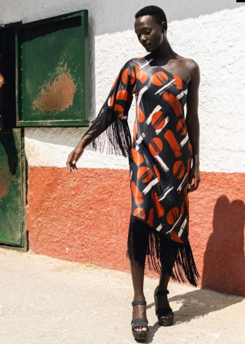 DRESS WITH FRINGES DRESS WITH FRINGES