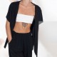TOP BLACK TOP BLACK